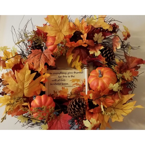5 x 7 Thanksgiving Scroll Plaques